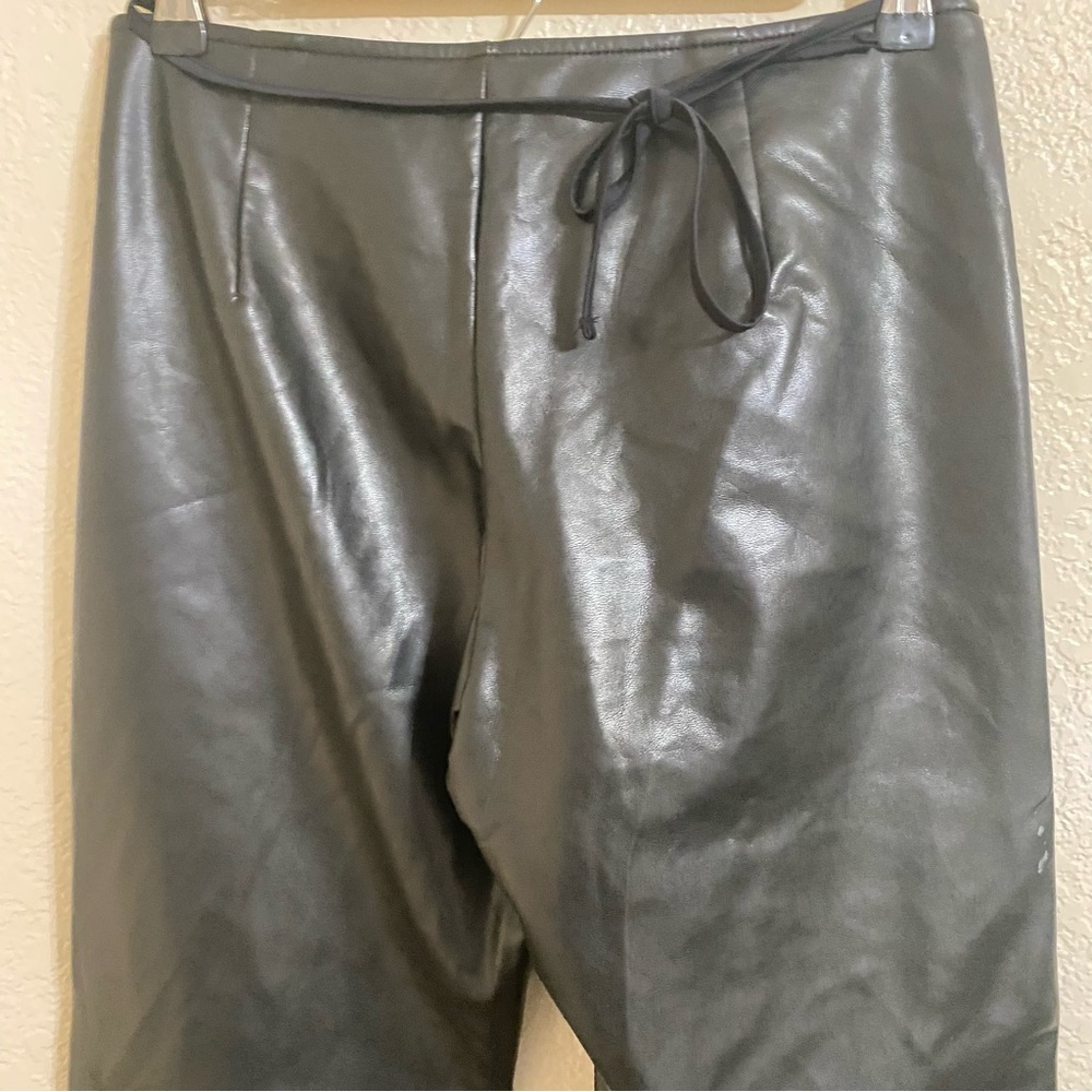 I am Gia tie faux leather pants - Picture 6 of 7